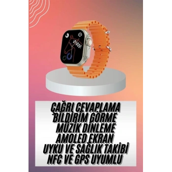 Nevamel Akıllı Saat Ultra Android & İOS Uyumlu Arama Bildirim Özellikli