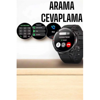 Nevamel Akıllı Saat Yeni Nesil Bluetooth Bağlantılı Uyku ve Sağlık Takibi NFC ve GPS