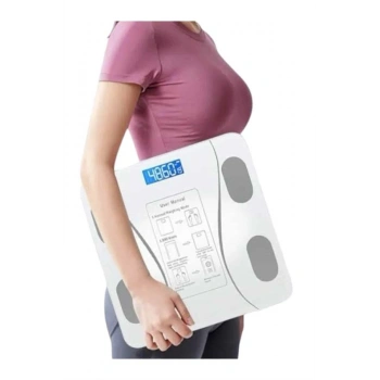 Nevamel Akıllı Tartı Bluetooth Bağlantılı Yağ Ölçebilen Tartı Yeni Nesil