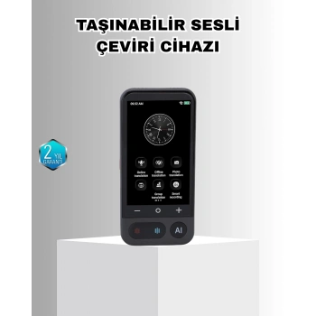 Nevamel® Akıllı Taşınabilir Tercüman – 17 Çevrimdışı 139 Çevrimiçi Dil Desteği