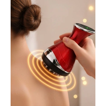 Nevamel® Akıllı Vakumlu Masaj Aleti Isı ve Titreşim Destekli Kupa Terapi Cihazı