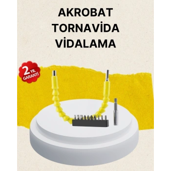 Nevamel® Akrobat Vidalama Uç Seti 12 Parça Profesyonel Dar Alan Kullanım