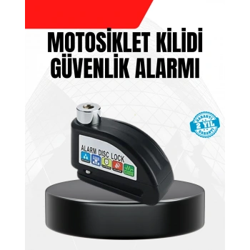 Nevamel Alarm Disk Fren Kilidi Paslanmaz Çelik Motosiklet Scooter Bisiklet