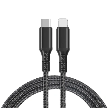Nevamel ALLY 1mt 27W Type-C To iPhone Lightning Süper Hızlı Data ve Şarj Kablosu Akım ve Isı Korumalı Halat-(5775)