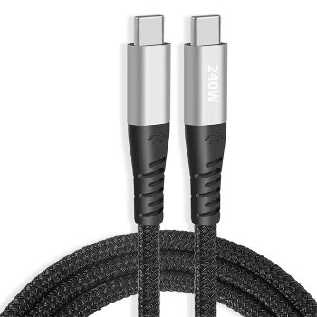 Nevamel ALLY 240W Type-C To Type-C Laptop Telefon Hızlı Data ve Şarj Kablosu-(5775)