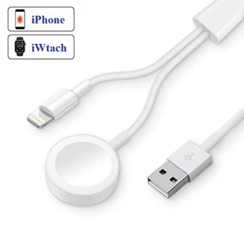 Nevamel Ally 2in1 Apple Watch Şarj- İPhone Usb Şarj Kablosu-(5775)
