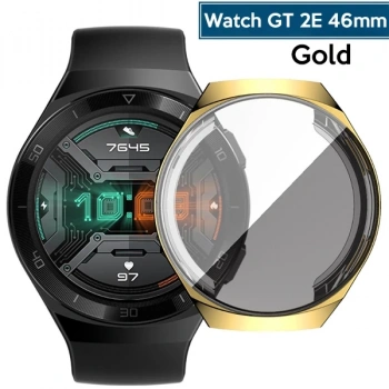 Nevamel Ally Huawei Watch GT2E 46mm 360 Koruma Ultra İnce Silikon Kılıf-(5775)