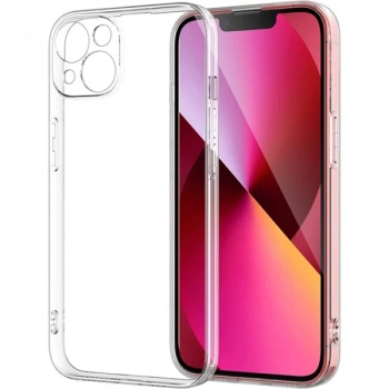 Nevamel ALLY iPhone 14 6.1inç Crystal Clear Kamera Korumalı Sert PC Kılıf-(5775)