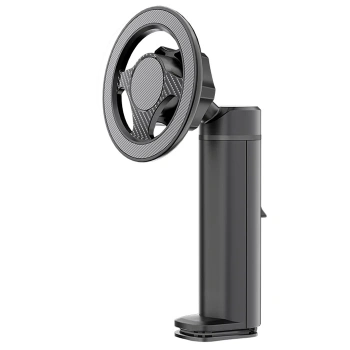 Nevamel ALLY Magsafe Uyumlu Masa Koltuk Klipsli Manyetik Telefon Tutucu-(5775)