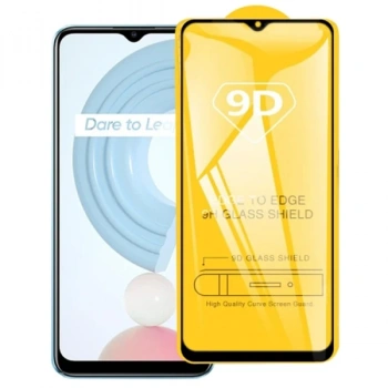 Nevamel Ally OPPO Realme C21 Full Glue-Tempered Cam Ekran Koruyucu-(5775)