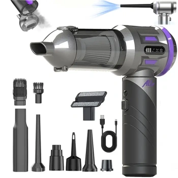 Nevamel® ALLY Powerjet Pro 20000pa Güçlü Portatif 3 Kademeli Tasinabilir Vakumlu Kablosuz Üflemeli Mini Araç Süpürgesi-(5775)