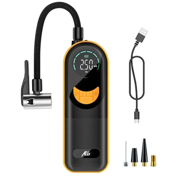 Nevamel ALLY ST-5520 Dijital Basınç Göstergeli Oto Lastik Şişirme Pompası Hava Kompresörü-(5775)