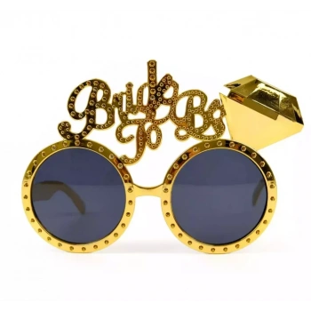 Nevamel Altın Renk Bride To Be Yazılı Gelin Gözlüğü