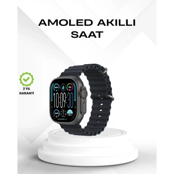 Nevamel® AMOLED Akıllı Saat Bluetooth Arama Su Geçirmez