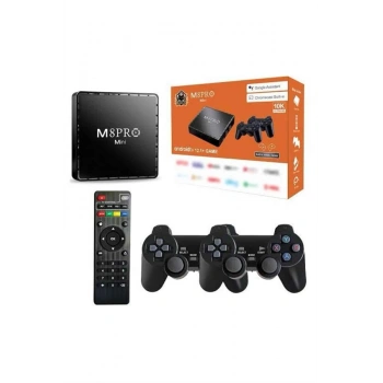 Nevamel Android Tv Box 2.4g 10k Ultra Hd 2gb Ram 64gb Hafıza 10000 Retro Oyunlu Konsol Game Stick M8 Pro