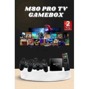 Nevamel Android Tv Box 2.4g 10k Ultra Hd 2gb Ram 64gb Hafıza 10000 Retro Oyunlu Konsol Game Stick M8 Pro