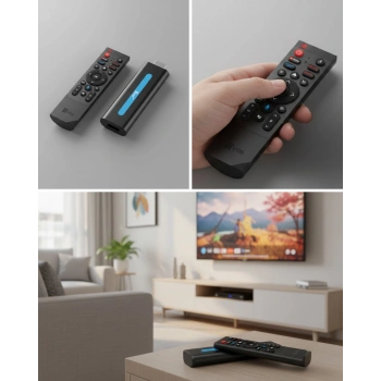 Nevamel® Android TV Stick Kablosuz Yayın Akıllı Eğlence Çözümü