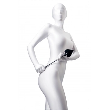Nevamel® Anonymo Bdsm Kırbaç #0007 , Pu Deri, Siyah, 36 Cm (Kod:0007)