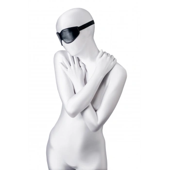 Nevamel® Anonymo Bdsm Maske , Pu Deri, Siyah, 26,5 Cm