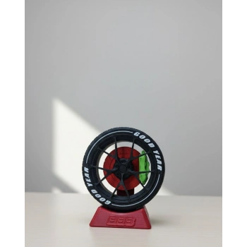 Nevamel® Araba Tutkunlarına Özel Jant Tasarımlı Ofis Masa Dekoru