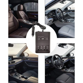 Nevamel® Araç Çakmak Girişli Güç İnvertörü 150W