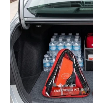 Nevamel® Araç İçi Güvenlik Trafik Seti Tam Donanımlı Acil Müdahale Kiti