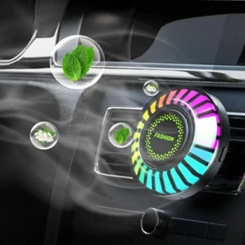 Nevamel Araç İçi Koku Hazneli RGB Sese Duyarlı LED Işık