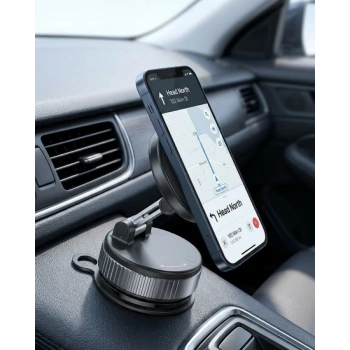Nevamel® Araç İçi Manyetik Navigasyon Telefon Tutucu Güçlü Mıknatıslı Stand