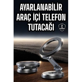 Nevamel Araç İçi Telefon Tutacağı Manyetik Tasarım Ayarlanabilir