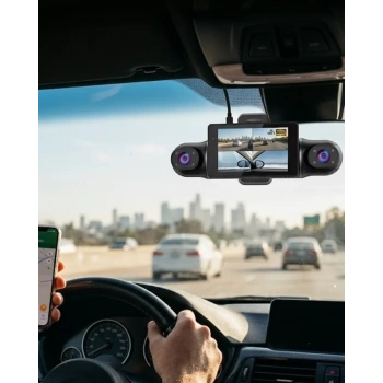 Nevamel® Araç İçi WiFi Destekli Full HD Kamera Geniş Açılı Gece Görüşlü