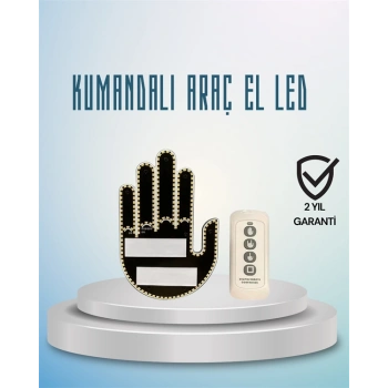 Nevamel Aracınız İçin Eğlenceli ve Güvenli İletişim: LED Jest Lambası Uzaktan Kumandalı Kolay Montaj