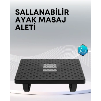 Nevamel® Ayak Destek ve Masaj Aleti – Ergonomik Isıtmalı Ayarlanabilir Yükseklik