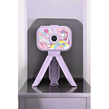 Nevamel® Ayaklı Mini Fotoğraf Makinesi Çocuk Için Eğitici Video Kamera