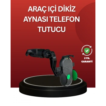 Nevamel® Ayarlanabilir Kıskaçlı Dikiz Aynası Telefon Tutucu Tüm Telefonlarla Uyumlu