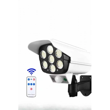 Nevamel Bahçe Aydınlatması Hareket Sensörlü Led Aydınlatma Kamera Görünümlü