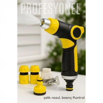 Nevamel® Bahçe/Oto Yıkama Tabancası Ayarlanabilir Hız Ayarı Yüksek Basınçlı Ayarlanabilir Nozul