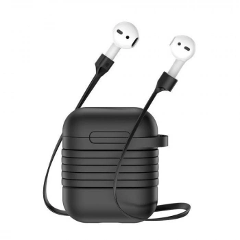 Nevamel Baseus Airpods İçin Strap Kulaklık Askısı+ Silikon Kılıf-(5775)