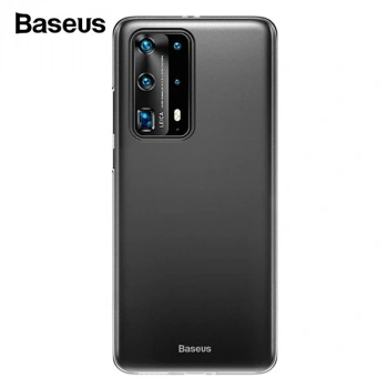 Nevamel Baseus Huawei P40 Wing Case Ultra İnce Şeffaf Kılıf-(5775)