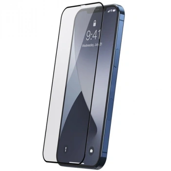 Nevamel Baseus İPhone 12/12 Pro 6.1 Ekran Koruyucu 0.3MM Full Anti Blue Light Tempered Cam Ekran Koruyucu 2A-(5775)