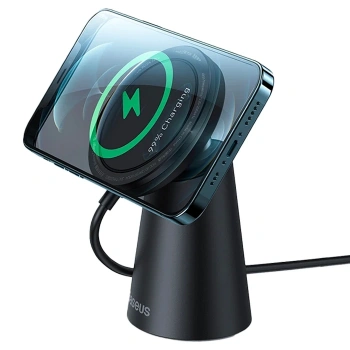 Nevamel Baseus Simple iPhone 15-14 -13-12 Serisi Manyetik Kablosuz Şarj Standı-(5775)