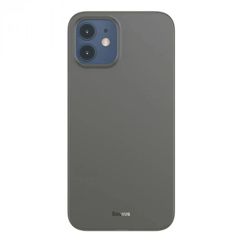 Nevamel Baseus Wing Case İPhone 12 6.1 Kılıf Ultra İnce Lux Mat Şeffaf Kılıf-(5775)
