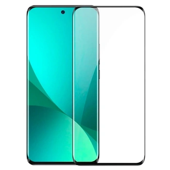 Nevamel Baseus Xiaomi Mi 12 Pro Kavisli Kauçuk Full Tempered Cam Ekran Koruyucu 12x-(5775)