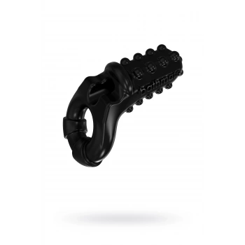 Nevamel® Bathmate Penis Üzerindeki Titreşim Halkası Tickle, Elastomex, Siyah, Ø5 Cm