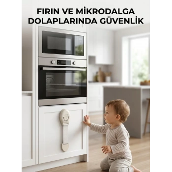 Nevamel® Bebek Güvenlik Dolap Kilidi Çok Amaçlı Çocuk Emniyet Kilit Sistemi