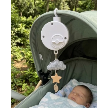 Nevamel® Bebekler İçin Müzikli Uyutucu Mekanik Sistemli Asılabilir Müzik Kutusu