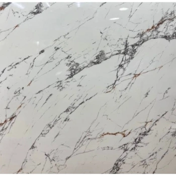 Nevamel Beyaz Mermer Desenli Yapışkanlı Folyo Kaplama Kağıdı