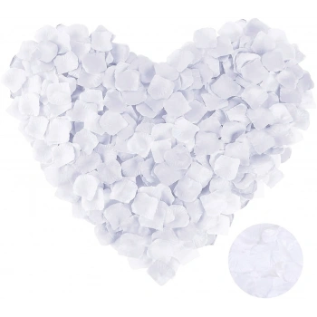 Nevamel Beyaz Renk Gül Yaprağı - 10 Paket 1000 Adet