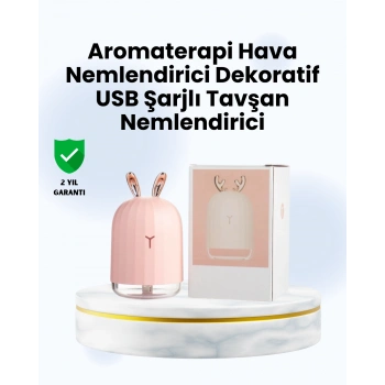 Nevamel Beyaz Renk Ultrasonik Hava Nemlendirici ve Aromaterapi Difüzörü