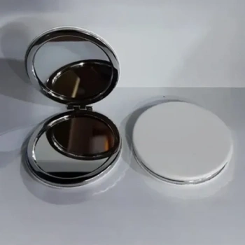 Nevamel Beyaz Yuvarlak Büyüteçli Cep Aynası