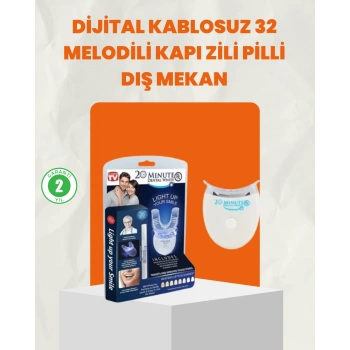 Nevamel® Beyazlatma Kalemli LED Diş Parlatma Seti